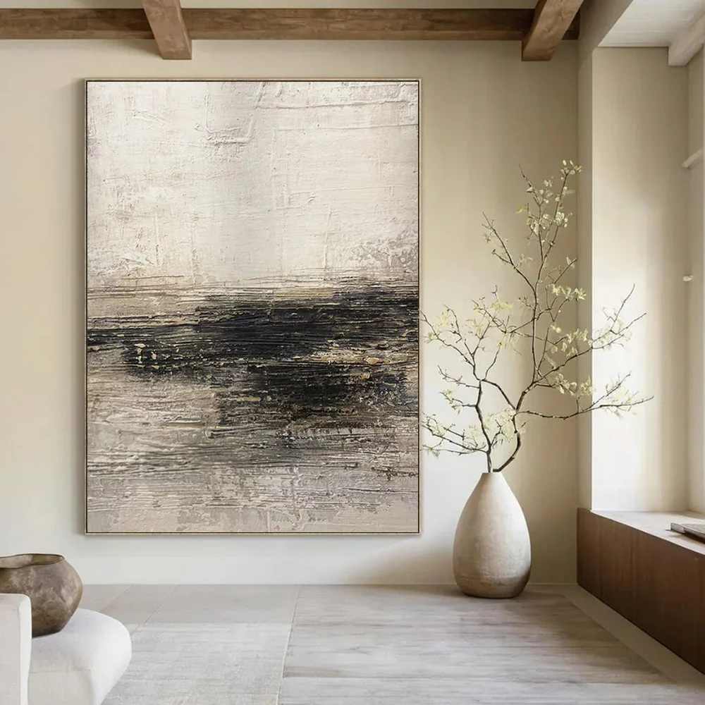 Oversized Days Office - oversized boho wall art for living room
